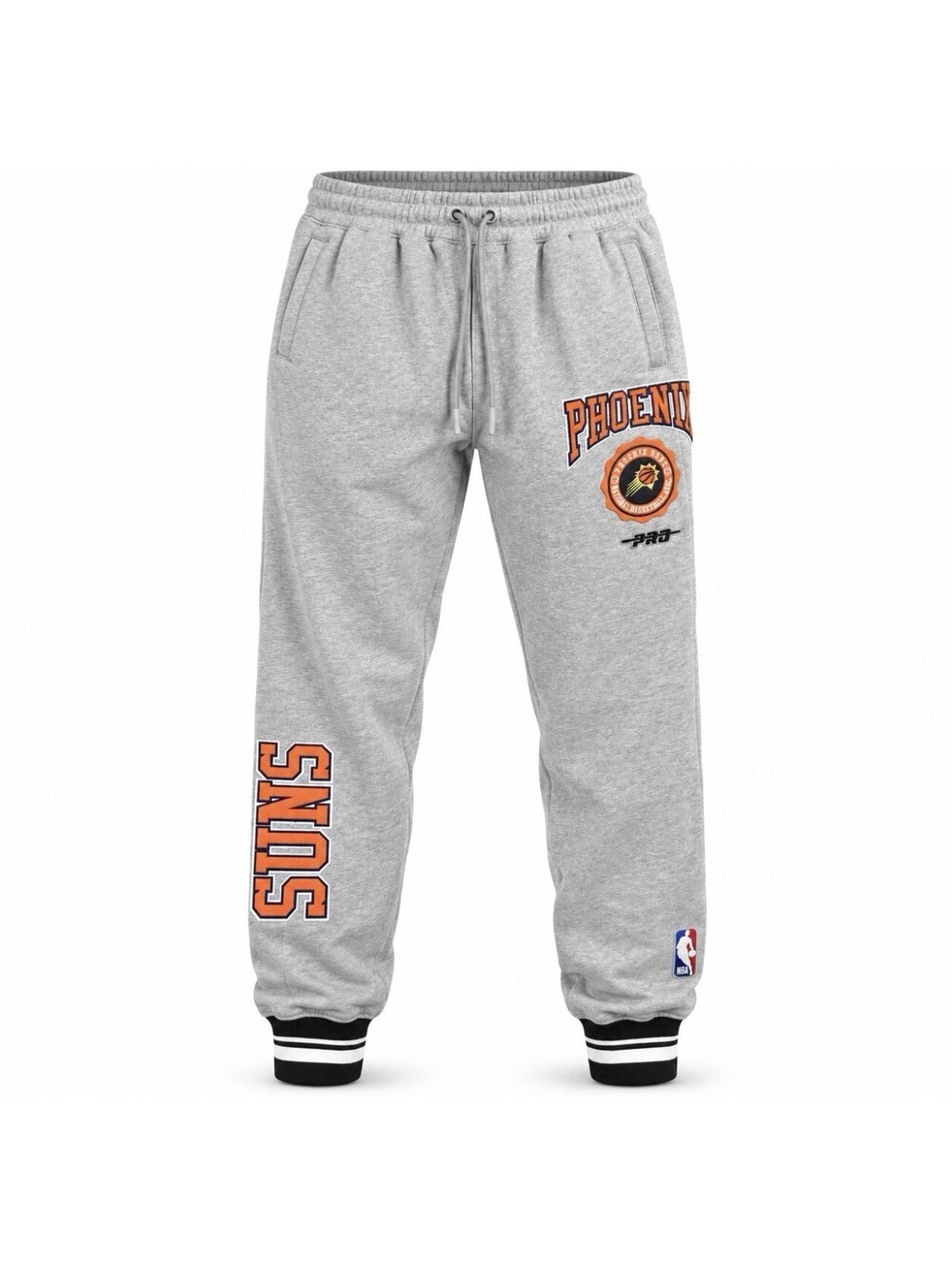 Pro Standard Phoenix Suns NBA Gray Embroidered Jogger Sweatpants Mens Small New